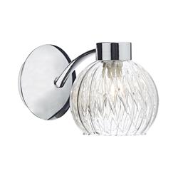 Yasmin Single Wall Light Chrome Finish YAS0750