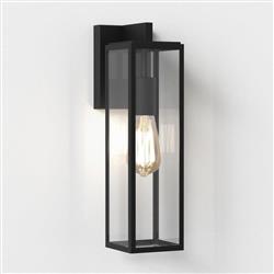 Harvard Lantern IP44 Black Outdoor Wall Light 1402011
