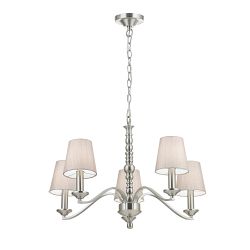 Astaire Satin Nickel Multi Arm Light ASTAIRE-5SN