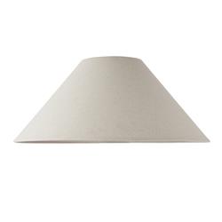 Avalon Large 520mm Natural Faux Linen Tapered Shade 117534