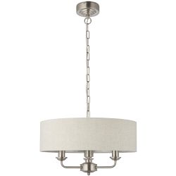 Highclere 3 Light Shade Pendants