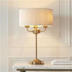 Highclere 3 Light Table Lamps with Shade