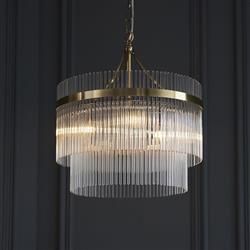 Marietta Clear Glass 3 Light Pendant