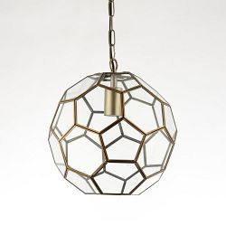 Miele Antique Brass Pendant Light 69784