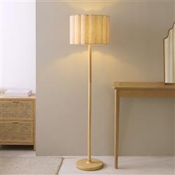 Olson Oak-Stained Ash Wood Floor Lamp 120763