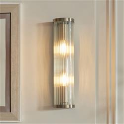 Ridgeton Double Wall Light Antique Brass Plate 118597