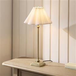 Sylvie Table Lamp with White Cotton Shade