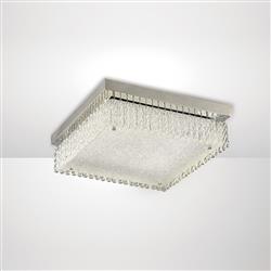 Aiden Large LED Polished Chrome Flush Fitting IL80053