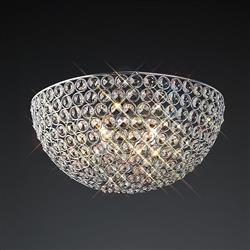 Ava Crystal Double Wall Light