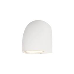 Baldy IP65 Single Curved Outdoor Wall Mounted Fitting 