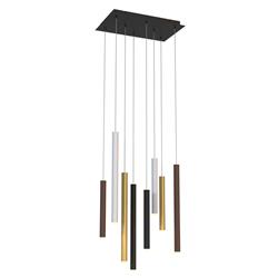 Cala Multicoloured LED 8 Light Bar Pendant M8083