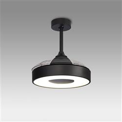 Coin LED Revesible CCT Adjustable Fan Light