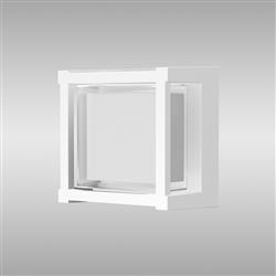 Creek LED IP65 Square Inner Frosted Diffuser Open Frame Outdoor Light