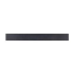 Egeo Large 20 Watt Black Slim Rounded Edge LED Wall Light