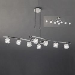 Ice Eight Light Ceiling Pendant