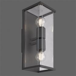 Meribel Large Double Rectangular IP54 Wall Light M6492