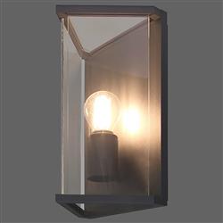 Meribel Triangular IP54 Graphite Outdoor Wall Light M6495