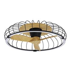 Nature LED Metal Wire Frame Summer And Winter Fan Light