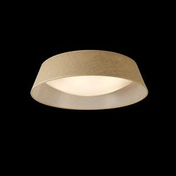 Sabina Brown And White Large Flush Ceiling Fitting M6412