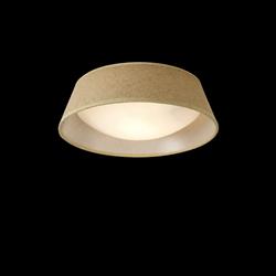 Sabina Brown And White Small Flush Ceiling Fitting M6414