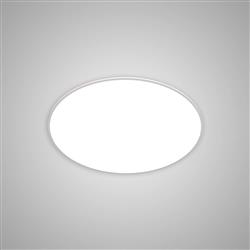 Slim White Medium LED Flush Fitting