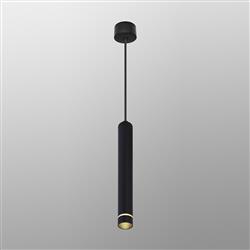 Split LED Slim Cylindrical Single Pendant Fitting