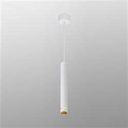 Split LED Slim Cylindrical Single Pendant Fitting