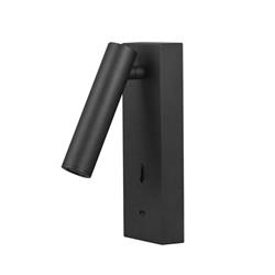 Tarifa LED Matt Finished Cylinder Switched USB-C Reading Light 