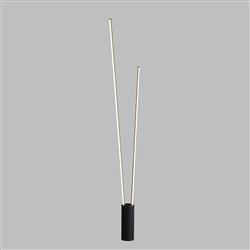 Vertical LED 2 Light Floor Lamp
