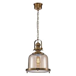 Vintage Antique Brass Medium Ceiling Pendant M4971