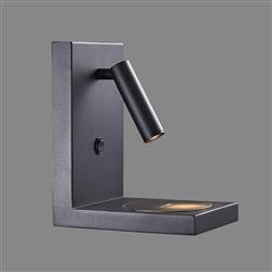 Zanzibar Phone Charger LED Wall Spotlight