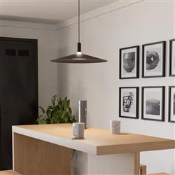 Conomavilla-Z LED Black Steel RGB And Tunable White Single Pendant 902183