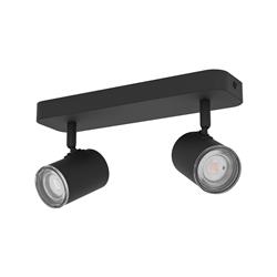 Consuma 1 IP44  Rotating Bathroom Double Ceiling Spotlight 