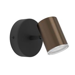 Consuma 1 IP44 Two Tone Single Adjustable Bathroom Spotlight