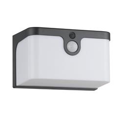 Croara Anthracite LED IP44 Outdoor Sensor Solar Wall Light 901081