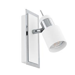 Davida LED White And Chrome Single Wall Light 92084
