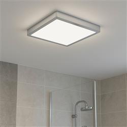 Fueva 6 Large Square IP44 Frosted CCT Bathroom Fitting