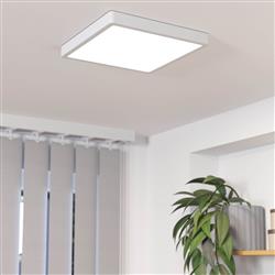 Fueva 6 Large Square IP44 Frosted CCT Bathroom Fitting