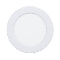 Fueva 6 Medium Round LED IP44 CCT White Recessed Bathroom Downlight 