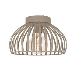 Mogano 3 Wire Framed Domed Semi-Flush Ceiling Light 