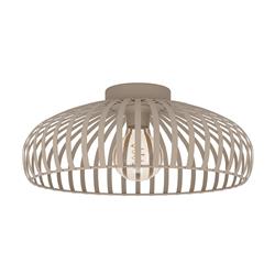 Mogano Large Wired Frame Semi-Flush Ceiling Fitting