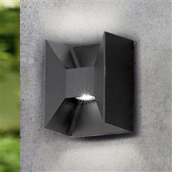 Morino LED Anthracite Outdoor Wall Light 93319