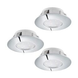 Pineda LED IP44 Rated Pack Of Three Spot Lights