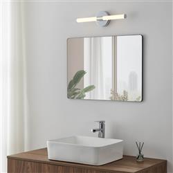 Ramola Small IP44 Steel Made And Plastic Bathroom Mirror Wall Light