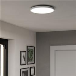 Rovito-Z LED Small Round IP44 RGB And Tunable White Flush Fitting