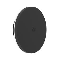 Valgiano IP44 LED Black Round Rechargeable Magnetic Wall Light 75874 