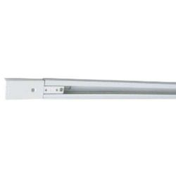 White Finish 1 Metre Single Circuit Track 3TRAW1M