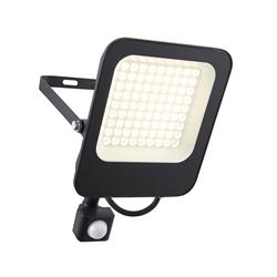 Guard LED 50 Watt PIR IP65 Override Matt Black Floodlight 108675