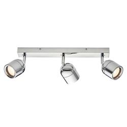 Knight Chrome IP44 Bathroom Triple Bar Spotlight 81570