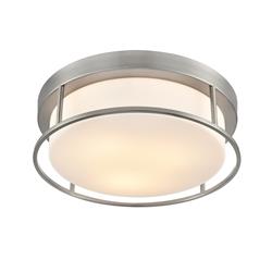 Blaine Large Opal Glass Flush Ceiling Fitting 